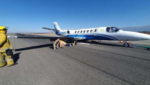 Un avión que compró el Gobierno provincial protagonizó un incidente en Salta