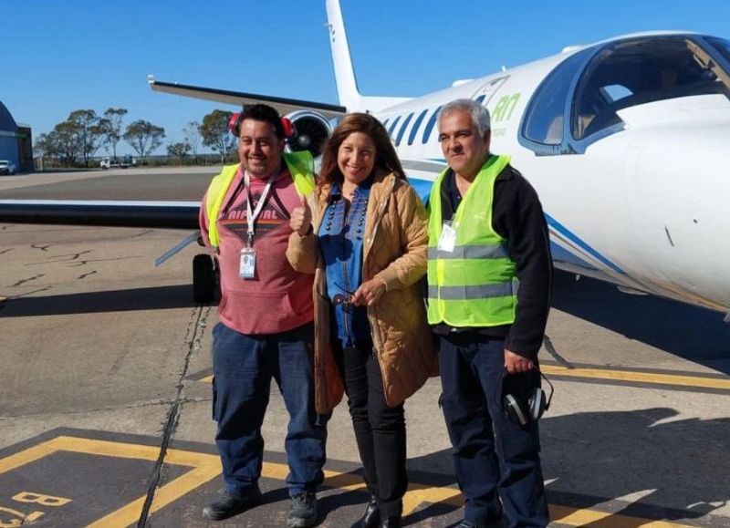 A pesar de contar con un avión propio, Arabela sigue contratando vuelos sanitarios privados