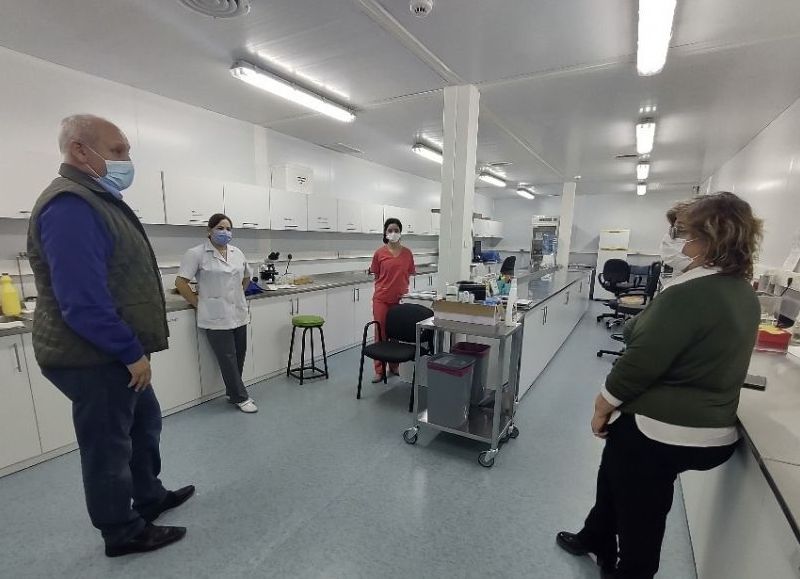 Con visitas a hospitales y Centro de Salud, Zgaib repasó la atención sanitaria en Las Grutas