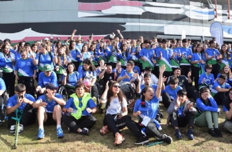 La delegación rionegrina ya disfruta de los Juegos Nacionales Evita