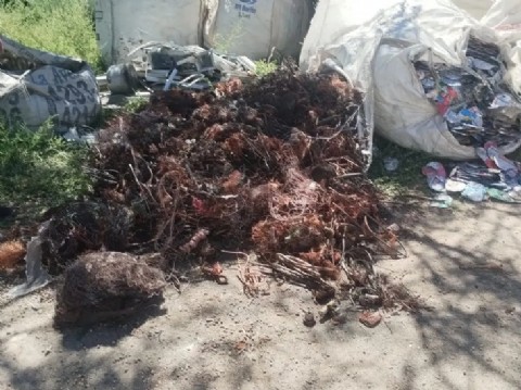 Importante golpe al comercio ilegal de cobre y cable de aluminio en la provincia