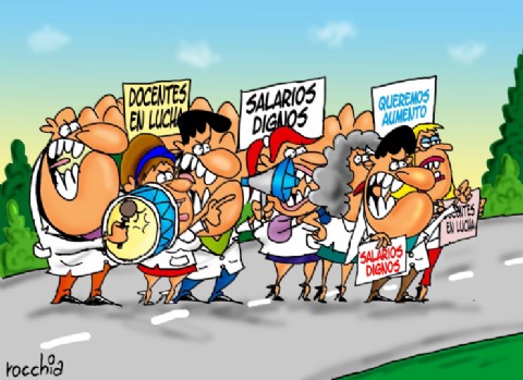 Docentes anuncian nuevos paros y reclaman la convocatoria urgente a paritarias