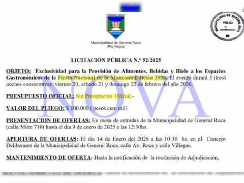 VIDEO | La intendente de General Roca contrató a varios cantantes para una fiesta, pero no publicó el presupuesto