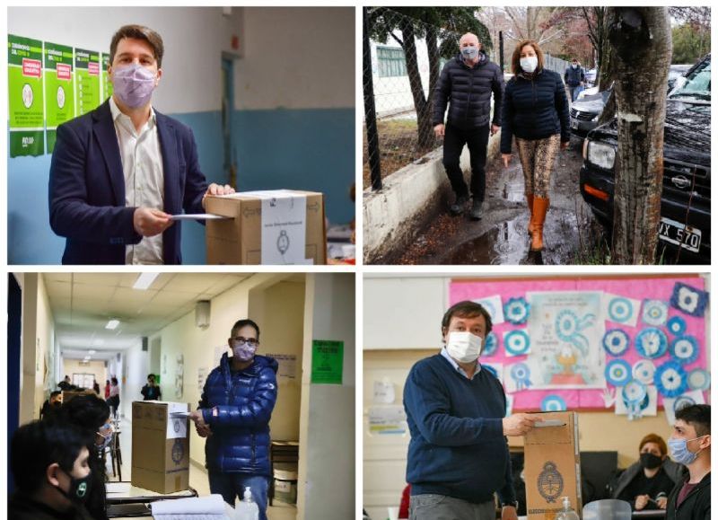 Los principales dirigentes de la provincia ya emitieron su voto