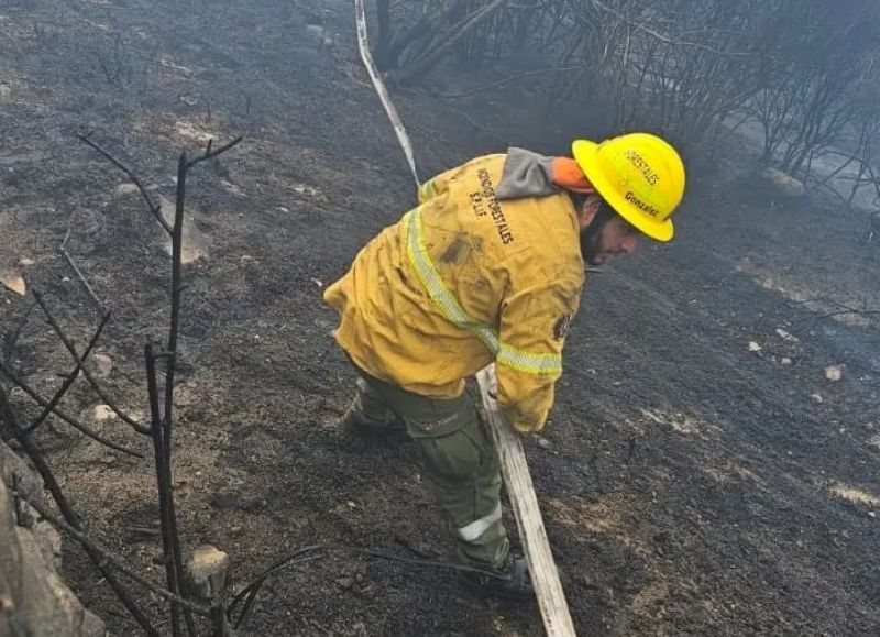 Incendio en Bariloche: el fuego continúa controlado en fase de liquidación